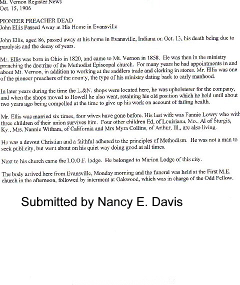 JS Ellis Obit
